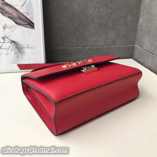 Crafted Discount Gucci GG Leather Shoulder Bag A576388 red