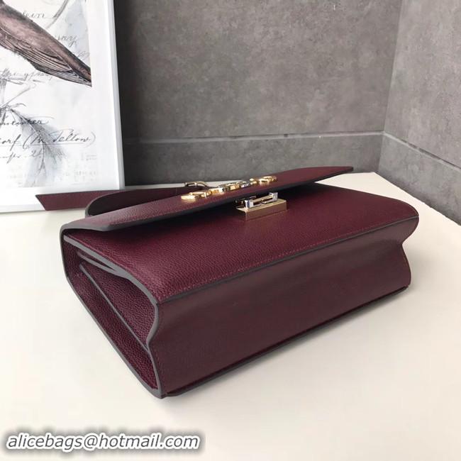 Shop Cheap Gucci GG Leather Shoulder Bag A576388 Purplish