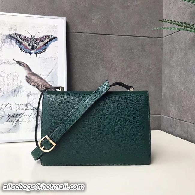 Low Cost Gucci GG Leather Shoulder Bag A576388 green