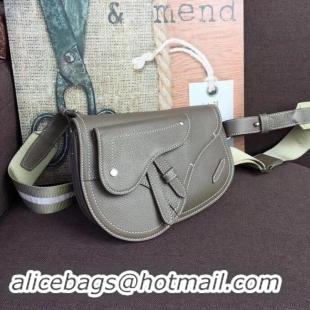 Lowest Cost DIOR OBLIQUE SADDLE BELT BAG M9021 GREY