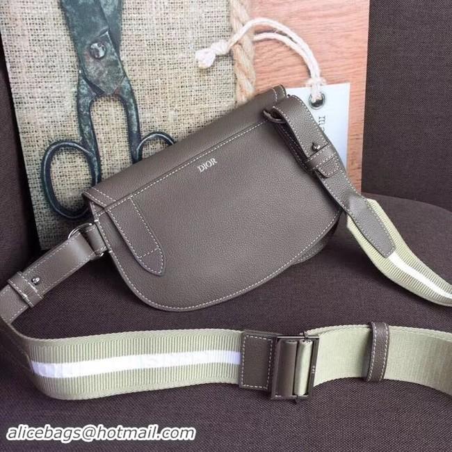 Lowest Cost DIOR OBLIQUE SADDLE BELT BAG M9021 GREY