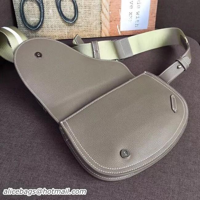 Lowest Cost DIOR OBLIQUE SADDLE BELT BAG M9021 GREY