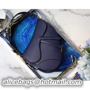 Discounts Dior SADDLE-TAS VAN KALFSLEER M0446C dark blue