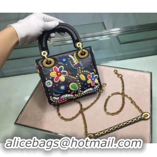 Grade Quality LADY DIOR embroidered cattle leather M05053