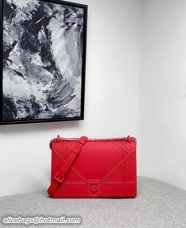 Stylish Dior ULTRAMATTE DIORAMA-TAS M0422S red