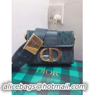 Top Grade Dior 30 MONTAIGNE DIOR OBLIQUE BAG C1693 Green