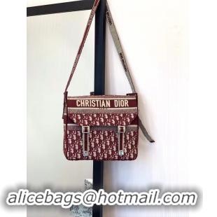 Grade Quality MESSENGER TAS DIOR OBLIQUE DIORCAMP M1291VRIS Bordeaux