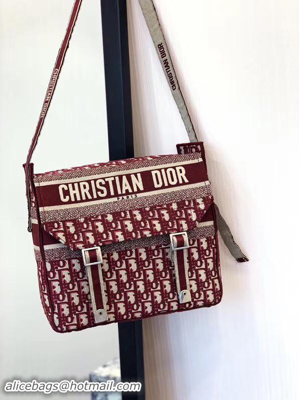 Grade Quality MESSENGER TAS DIOR OBLIQUE DIORCAMP M1291VRIS Bordeaux