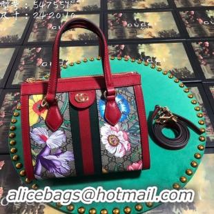 Pretty Style Gucci Ophidia small GG tote bag 547551 red