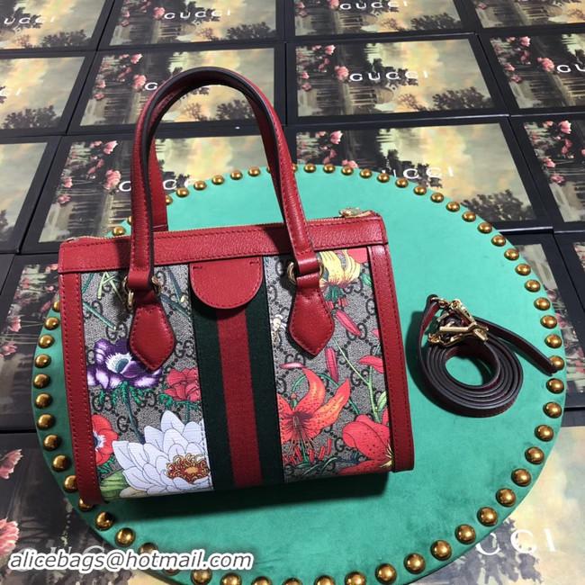 Pretty Style Gucci Ophidia small GG tote bag 547551 red