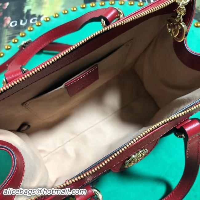 Pretty Style Gucci Ophidia small GG tote bag 547551 red