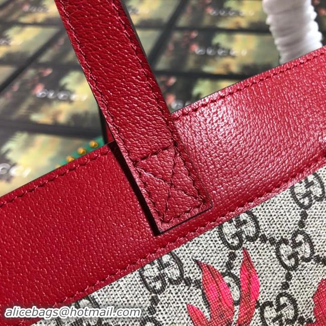 Buy Cheapest Gucci Ophidia small GG tote bag 547551 red