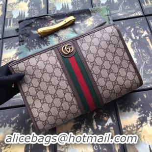 Sumptuous Famous Gucci Ophidia series GG wash bag 598234 brown