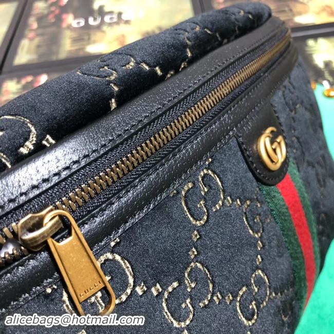 Free Shipping Discount Cheapest Gucci GG Velvet Waistpack 574968 Black