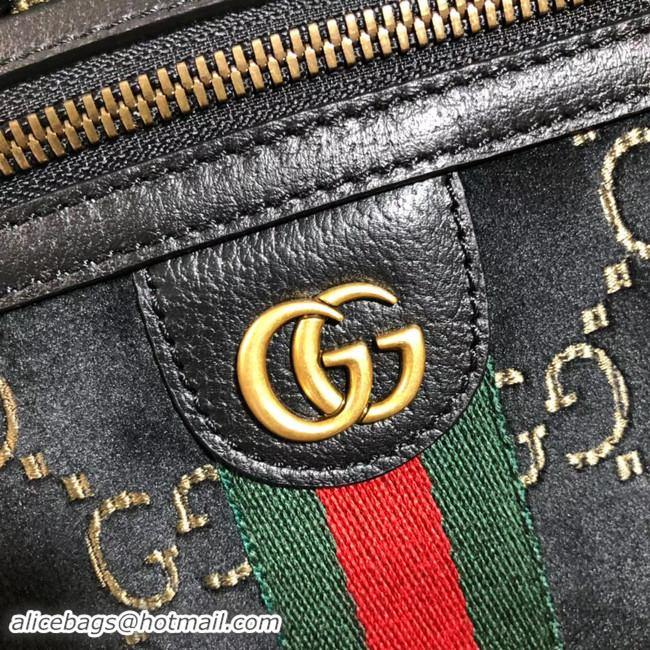 Free Shipping Discount Cheapest Gucci GG Velvet Waistpack 574968 Black