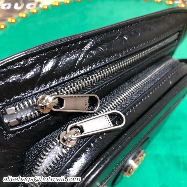 Buy Cheap Gucci GG Original Leather belt bag 575857 black