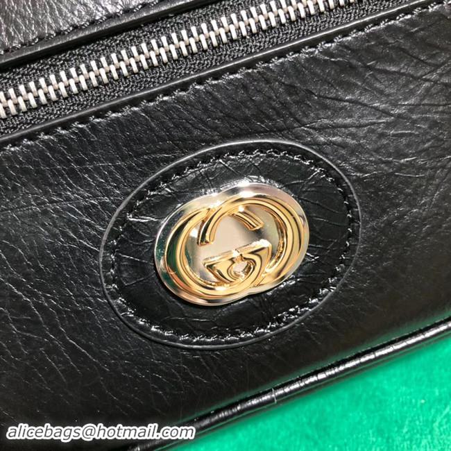 Buy Cheap Gucci GG Original Leather belt bag 575857 black