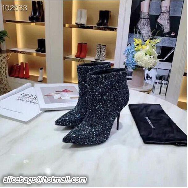 Low Price Yves Saint Laurent Heel 11CM Boots YSL8924 Black 2019