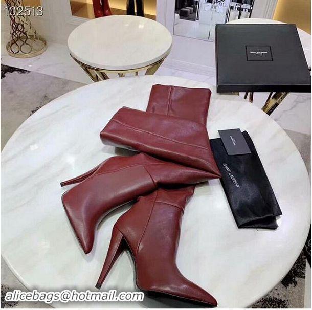 Discount Yves Saint Laurent Heel 9.5cm High Boots YSL8935 2019