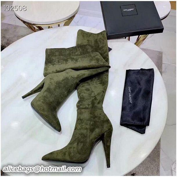 Ladies Cheap Yves Saint Laurent Heel 9.5cm High Boots YSL8936 2019