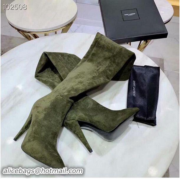 Ladies Cheap Yves Saint Laurent Heel 9.5cm High Boots YSL8936 2019