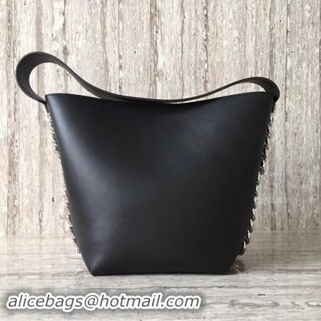 Good Looking Givenchy Saddle Bag Calfskin Leather G06634 Black