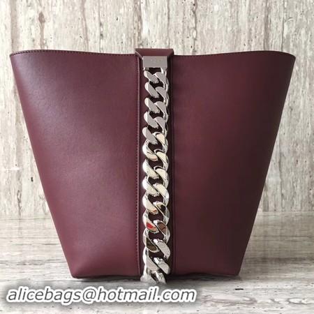 New Stylish Givenchy Saddle Bag Calfskin Leather G06634 Wine