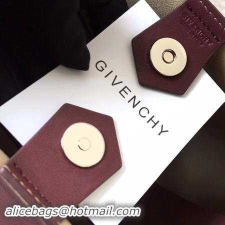 New Stylish Givenchy Saddle Bag Calfskin Leather G06634 Wine