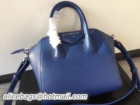 Charming Givenchy Antigona Bag Calfskin Leather G9982 blue