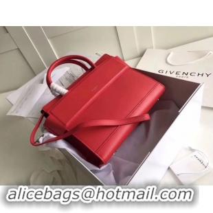 Luxury GIVENCHY Horizon leather shoulder bag 95828 red