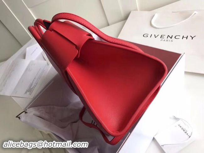 Luxury GIVENCHY Horizon leather shoulder bag 95828 red