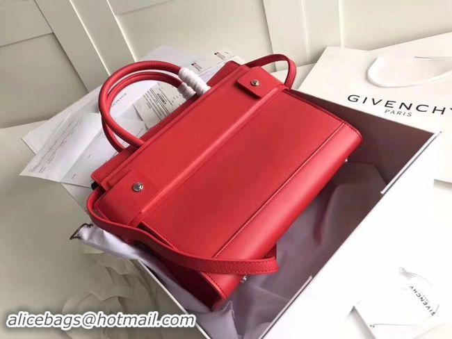 Luxury GIVENCHY Horizon leather shoulder bag 95828 red