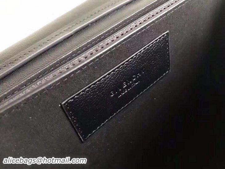 Newest GIVENCHY GV3 medium leather shoulder bag 9741 black