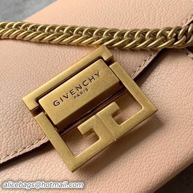 Pretty Style GIVENCHY GV3 leather and suede mini shoulder bag 1116 apricot