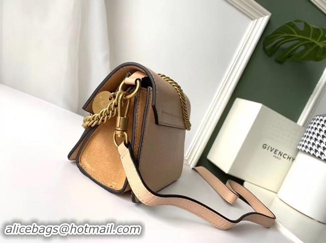 Pretty Style GIVENCHY GV3 leather and suede mini shoulder bag 1116 apricot