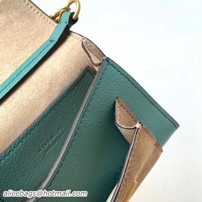 Discount GIVENCHY GV3 leather and suede mini bumbag 1127 blue