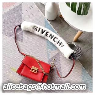 Good Quality GIVENCHY GV3 leather and suede shoulder bag 9989 red