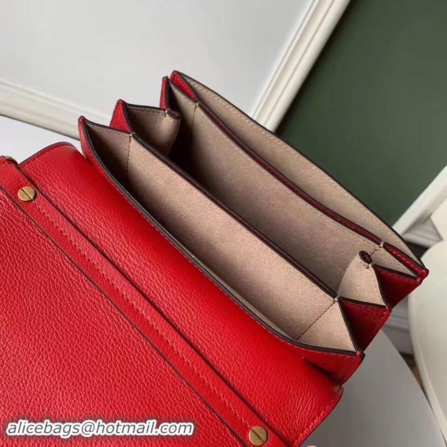 Good Quality GIVENCHY GV3 leather and suede shoulder bag 9989 red