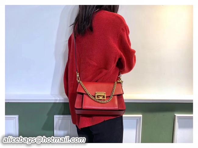 Good Quality GIVENCHY GV3 leather and suede shoulder bag 9989 red