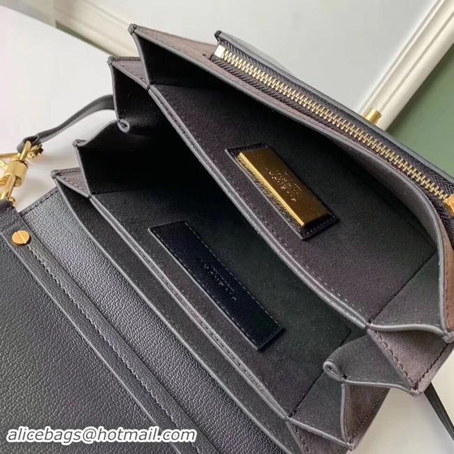 Sumptuous GIVENCHY GV3 leather and suede shoulder bag 9989 black