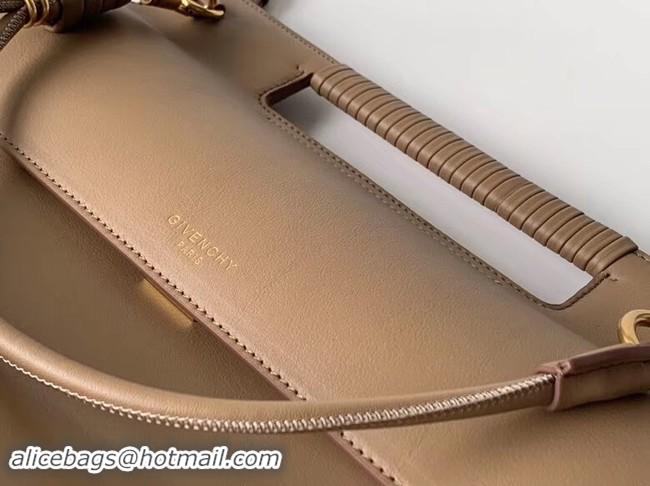 Discount GIVENCHY Whip large leather shoulder bag 37101 apricot