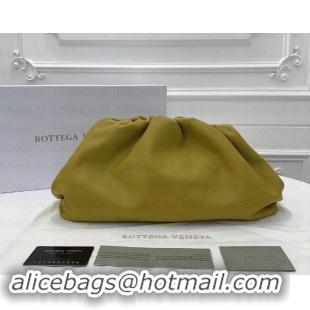 Unique Style Bottega Veneta Oversize Frame Pouch Clutch Bag In Butter Calf Yellow 191113