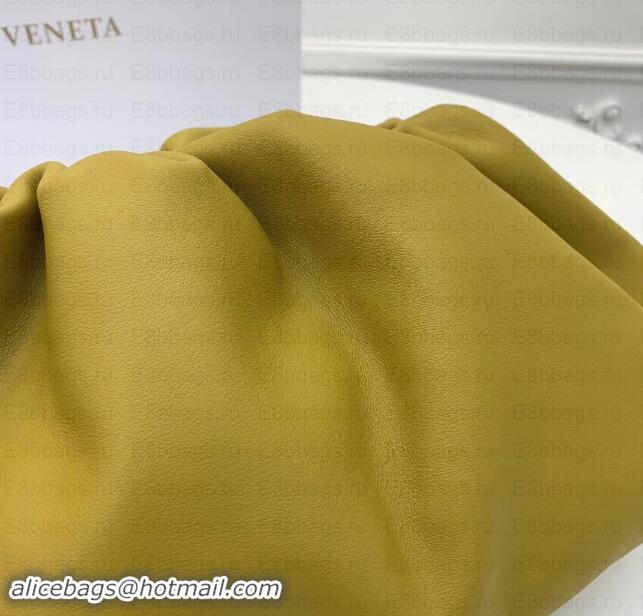 Unique Style Bottega Veneta Oversize Frame Pouch Clutch Bag In Butter Calf Yellow 191113