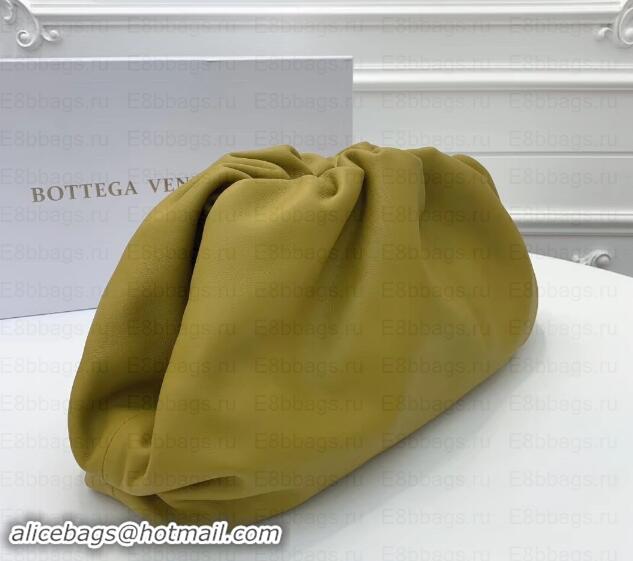 Unique Style Bottega Veneta Oversize Frame Pouch Clutch Bag In Butter Calf Yellow 191113