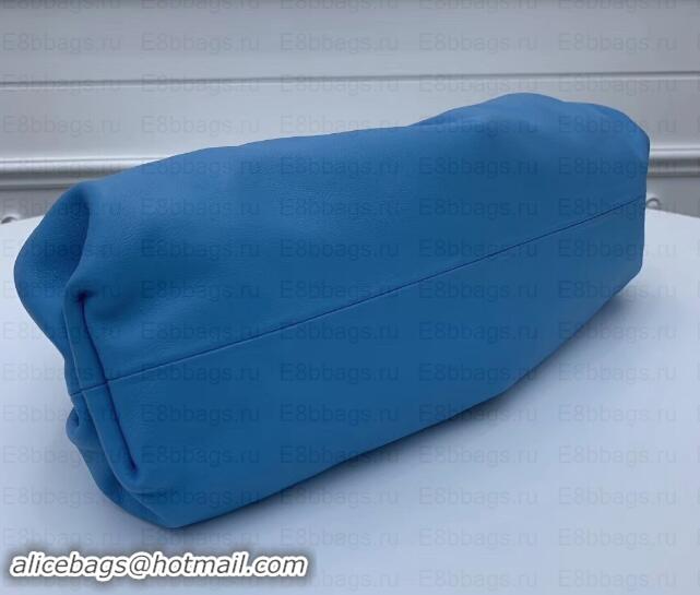 Good Product Bottega Veneta Oversize Frame Pouch Clutch Bag In Butter Calf Sky Blue 191113