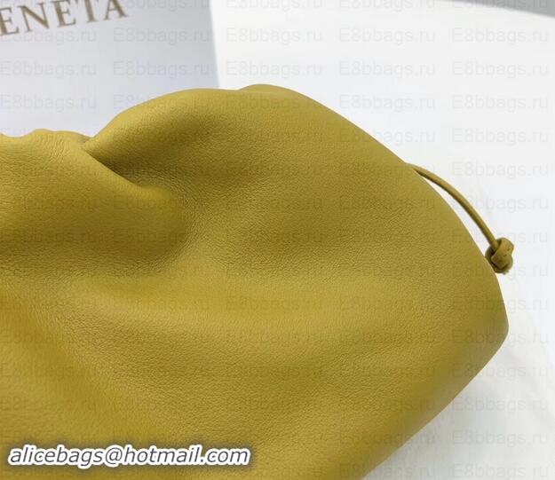 Feminine Bottega Veneta Frame Pouch Clutch Small Bag with Strap In Butter Calf 1911132 Yellow