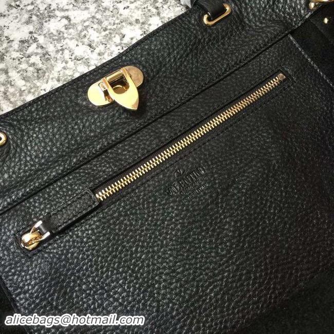 Discount VALENTINO Rockstud large tote 0973 black