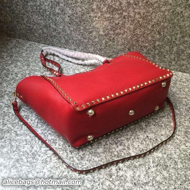 Most Popular VALENTINO Rockstud large tote 0973 red