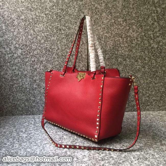 Most Popular VALENTINO Rockstud large tote 0973 red