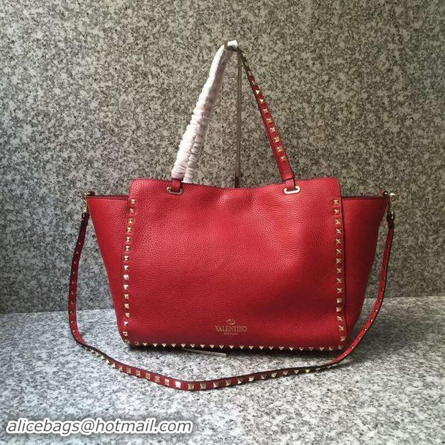 Most Popular VALENTINO Rockstud large tote 0973 red